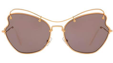 miu miu 56rs|Miu Miu MU 56RS Sunglasses 7OE3E2 Gold .